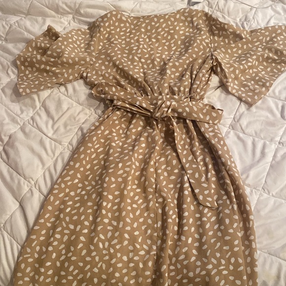 brown polka dress! - Picture 3 of 4